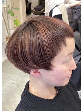 オンカラー(ON.COLOR) 大人グレージュハイライトショート