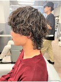guest snap　マッシュウルフ×波巻きスパイラルパーマ
