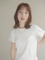 ムク 甲府(muku.)&nbsp;前髪/マチルダボブ/ピンクベージュインナー/グレージュ[甲府駅]