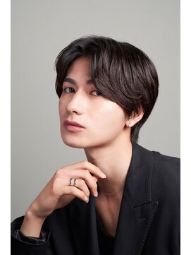 ワンズリー 本厚木店(ONE's ly) ハイライト/マッシュパーマ/ウルフ/アッシュブラック