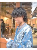波巻きツイストスパイラルMIXウルフパーマ