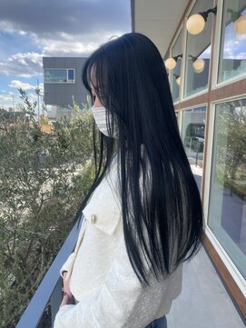 エムサロン 元総社(emusalon) 【Yuuka】ブリーチ無しで作るやわらかいブルー