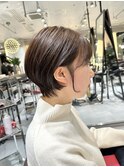 【LA'BO三浦】サイド長めの丸みくびれショート
