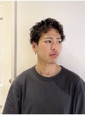 ショートピンパーマ