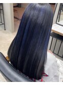ネイビー ブルー ハイライト 大和八木 橿原 奈良
