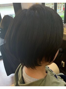 シャンプーボーイアネックス(SHAMPOO BOY Annex) 黒髪×ショートボブbyERINA