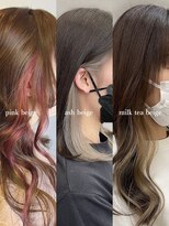 アニュー ヘア アンド ケア(a New hair&care)&nbsp;20代30代40代大人可愛いイヤリングカラー立体感ロブヘアー