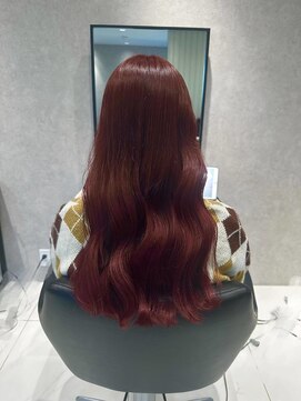 フォルテ プリモ 焼津 藤枝(FORTE PRIMO) ボルドーカラー/似合わせカット/フェミニンロング