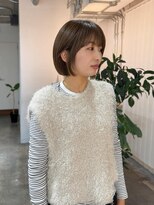 サロン シー(salon sea)&nbsp;salon sea奥村 ボブ ×ベージュカラー