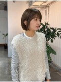 salon sea奥村 ボブ ×ベージュカラー