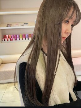 マッチャ 鶴瀬店(matcha)の写真/酸性ストレートや中性ストレート等髪に優しいストレート剤をダメージに合わせて選定。