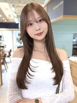 プラグ バイ ネオリーブ(plug by neolive) チェリーブラウン×髪質改善[髪質改善/縮毛矯正/韓国]1