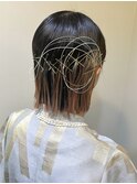 【Lilly渋谷】#ヘアセット#水引#推し活#推し活ヘア