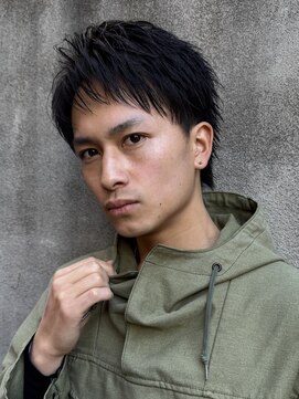 ロンド アンブル 四条烏丸(Lond ambre) 萱原大幹　アップバング/眉毛/短髪/メンズカット