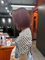 レブ 三条河原町(Reb,)&nbsp;くすみピンク/ボブ/タッセルボブ／ヘイリーボブ