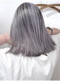 【脱白髪カラー】ホワイトバレイヤージュ×ブリーチ２回