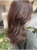 ニュアンスミディ[前髪アンブレラカラーこなれミディ]