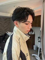 エミヲ メンズサロン 石川町(emiwo MENS SALON)&nbsp;センターパート×フェザーパーマ