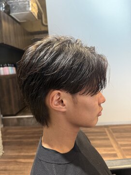 メンズココ メンズパーマ 韓国ヘア 日本橋店(MENS COCO) ナチュラルセンターパート