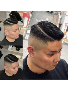 サイドパート/スキンフェード