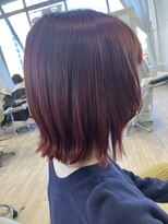 ビス ヘア アンド ビューティー 西新井店(Vis Hair＆Beauty)&nbsp;今大人気ワインレッドカラー