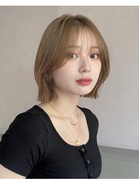 ブルーム 千葉ニュータウン(bloom) ブリーチで垢抜け感！ぱっつんボブ！