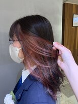 ロク ヘアー(LOC HAIR)&nbsp;インナーカラーピンク