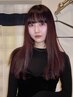 カット/ナチュラルストレート/カラー/QUICKトリートメント¥19800→¥18700~
