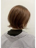 大人かわいい外ハネショートボブ ［稲毛/髪質改善］