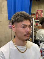ビンゴ(BINGO)&nbsp;ba2372渋谷_ハイライトメッシュハイフェードアクティブショート