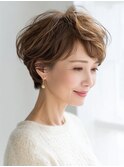 50代の美人ショート