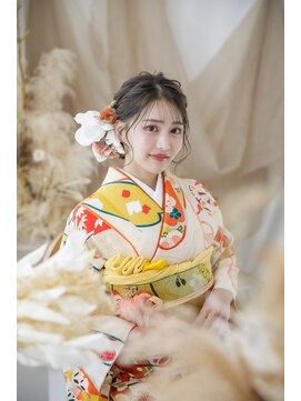 シャルメ 三宮店(CHARMER) 和装に！シニヨンヘア