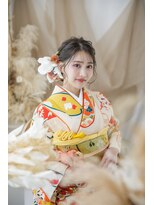 シャルメ 三宮店(CHARMER) 和装に!シニヨンヘア