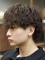 ノードオム 栄(NODE HOMME)&nbsp;シャドウパーマ波巻きスパイラルパーマウルフパーマ名古屋駅栄駅