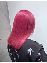 ネウィ 天王寺(newi)&nbsp;Wカラー × 髪質改善トリートメント 高発色！ピンクカラー