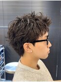 ルーズショートスパイキーショートツーブロック短髪