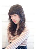 リラックスガーリー　普段のロングに少しスパイスを入れて