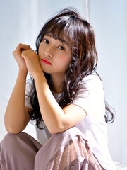 桐谷美玲風ロングカールスタイル♪10代20代30代の方にも◎