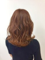 トウキョウヨシつね 御幸ヶ原店(TOKYO Yoshi)&nbsp;ブリーチなしオレンジベージュカラー