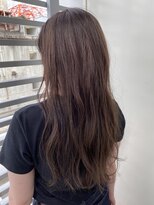 ジーナ 博多(Zina)&nbsp;【Zina博多】イメチェン毛先パーマ耳かけ×フォギーベージュ