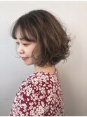 ふんわりボブ