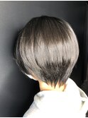 【agustina TAKAKO/明石大久保】シアーグレージュ×ショートボブ