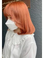 ヘアアンドビューティー クローバー(Hair&Beauty Clover)&nbsp;orange beige/ハイトーンカラー