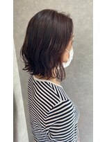 ビアンカ(Bianca) 【Bianca】ゆるふわ波ウェーブのアッシュボブ×イルミナカラー