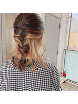 ビューティービースト 大町店(beauty:beast)&nbsp;インナーカラー×ヘアアレンジ