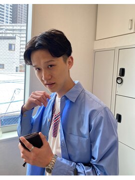 ヘアサロン ムク(HAIR SALON.MuKu) メンズハンサムショートセンターパート