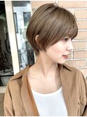 顔周りが可愛い大人可愛いショート