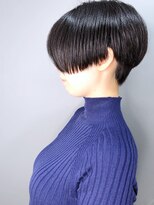 ラウンジ モリオ イケブクロ(Lounge MORIO Ikebukuro) 【morio池袋】かっこいい20代30代黒髪前下がりハンサムショート