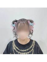 ヘアメイク シンティア(Hair make Cintia.) ツインおだんごヘア