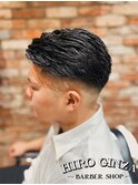 スキンフェードナチュラルパーマ